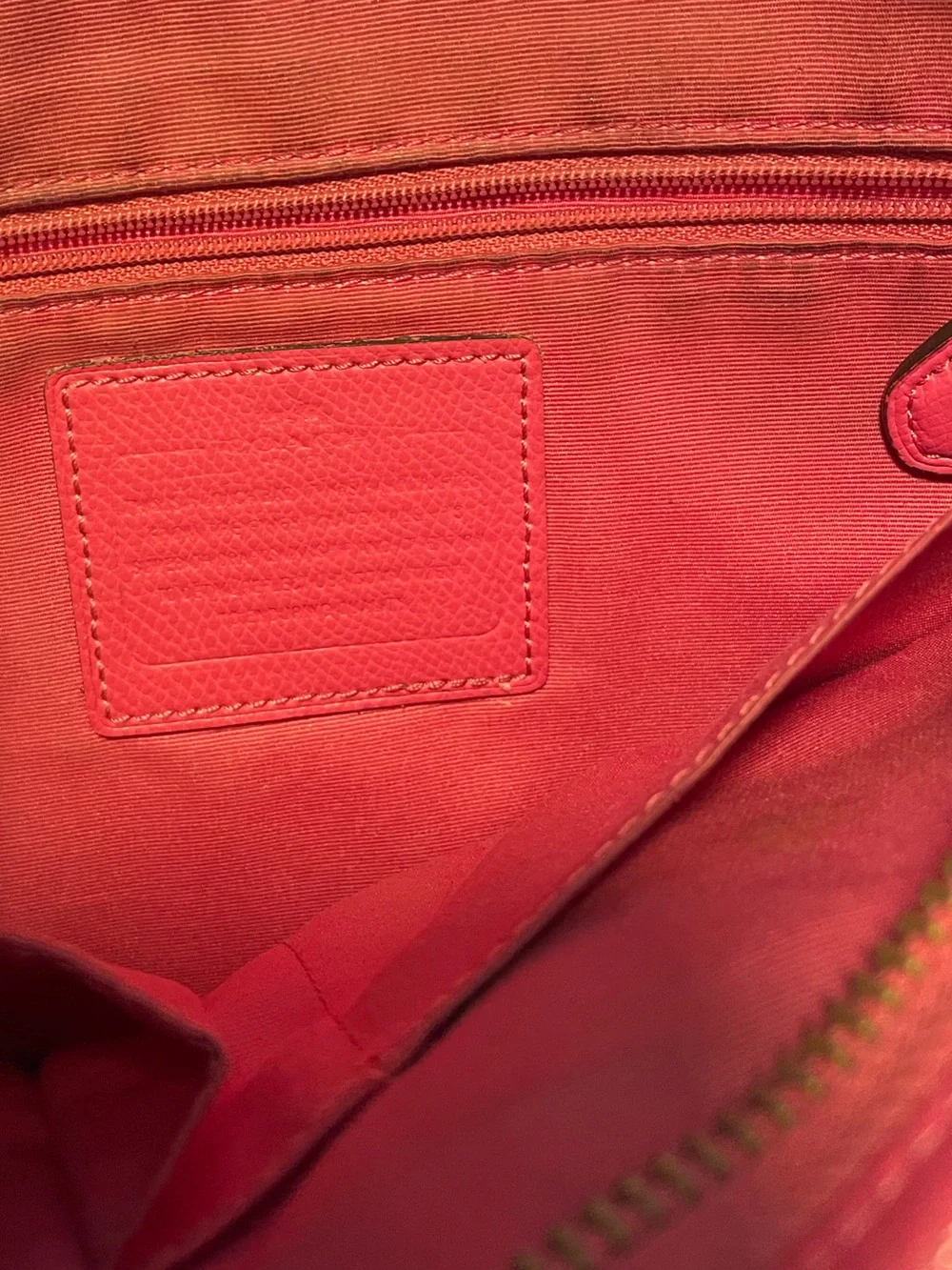 🔥 Coach Signature Crossbody Bag Brown Hot Pink Y2K